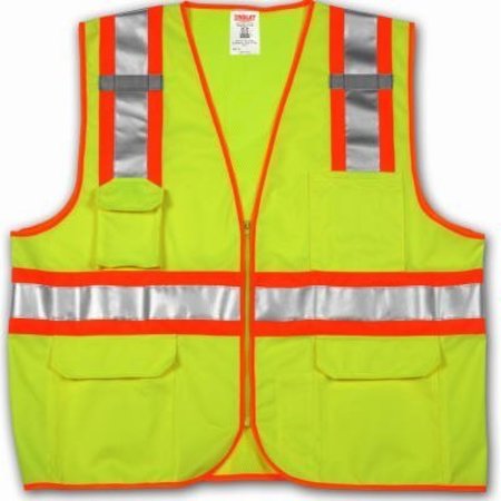 TINGLEY RUBBER Lg/Xl Lime Safety Vest V73852.L-XL